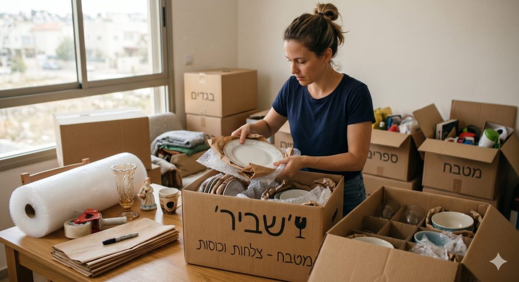 חפצים שבירים במעבר דירה: איך מגיעים לדירה החדשה בלי אסונות?